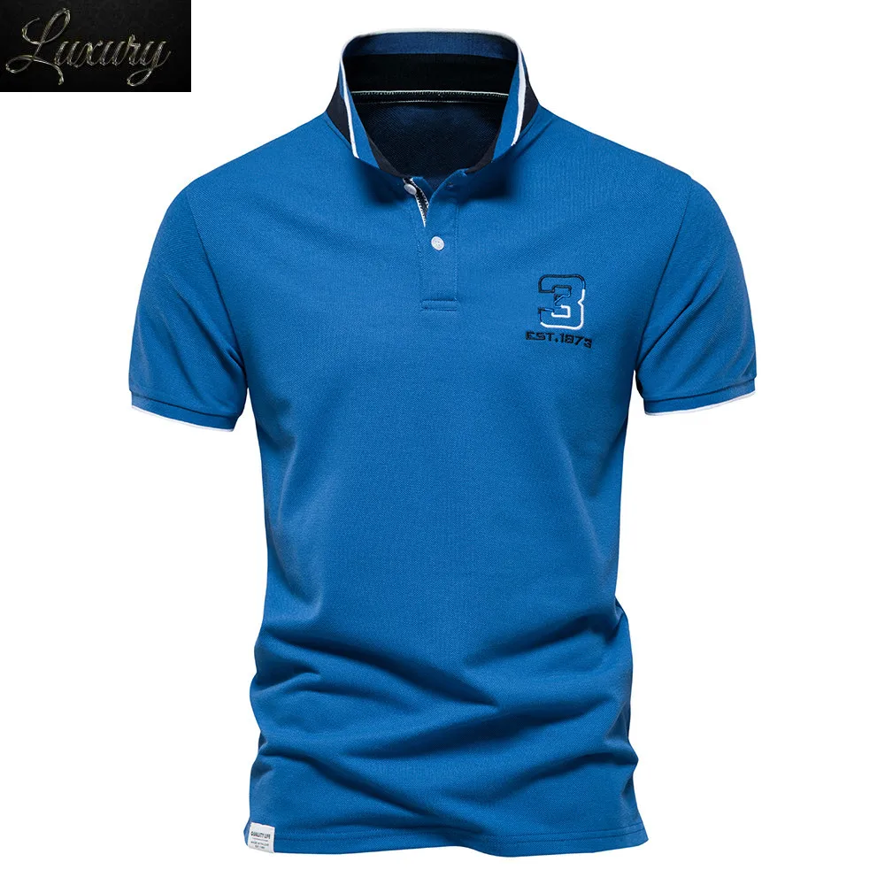 Solid Color Male Polo Shirt Digital Print Short Sleeve Men's Summer Casual Golf Wear Men Fashion Clothing
Solid Color Male Polo Shirt Digital Print Short Sleeve Men's Summer Casual Golf Wear Men Fashion Clothing