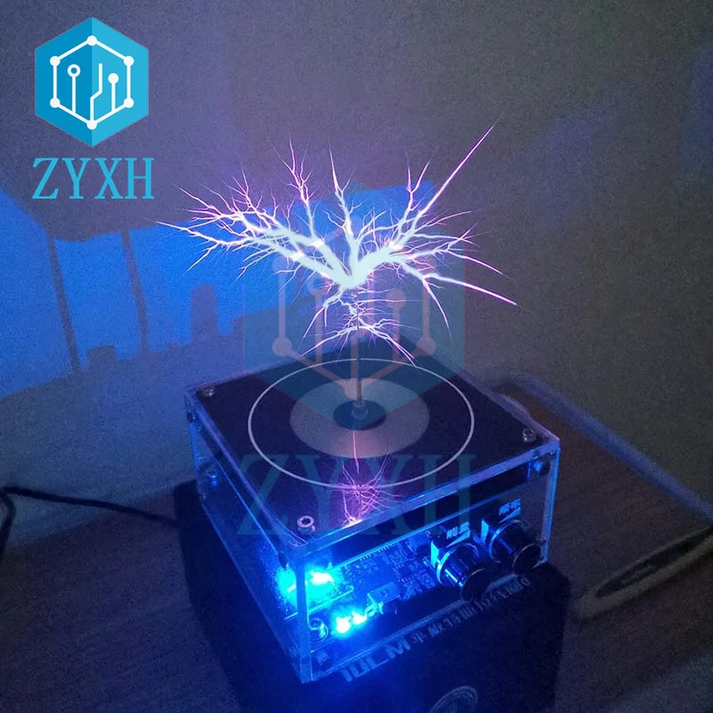 Bluetooth Music Tesla Coil Speaker AC110-240V Electric Arc Plasma Generator Wireless Transmission Experiment Desktop Toy Model
Bluetooth Music Tesla Coil Speaker AC110-240V Electric Arc Plasma Generator Wireless Transmission Experiment Desktop Toy Model