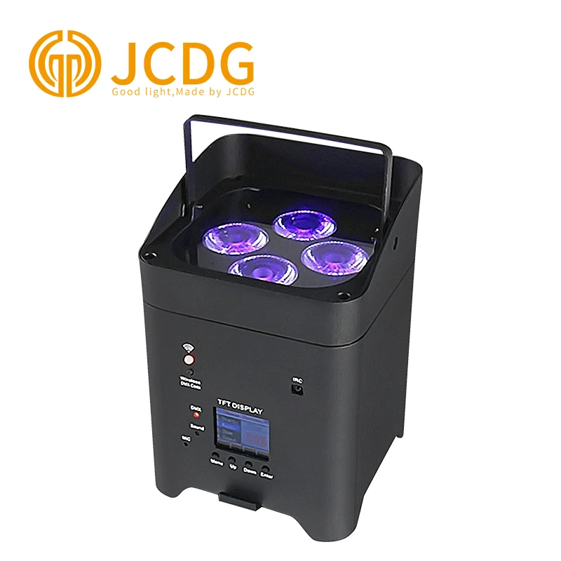 Wireless Par Light with Battery Lighting Aluminum Alloy Material 4*18W RGBWA UV 6IN1 LED Wall Wash for Party Bar DJ Disco Club
Wireless Par Light with Battery Lighting Aluminum Alloy Material 4*18W RGBWA UV 6IN1 LED Wall Wash for Party Bar DJ Disco Club