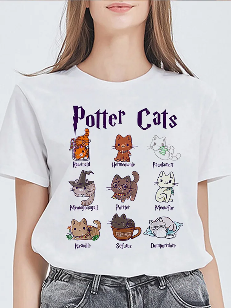 Kawaii Cats Print Summer Women Fashion Printed Tshirt Cute Cat Graphic T-shirt Short Sleeve Streetwear Y2k Tee
Kawaii Cats Print Summer Women Fashion Printed Tshirt Cute Cat Graphic T-shirt Short Sleeve Streetwear Y2k Tee