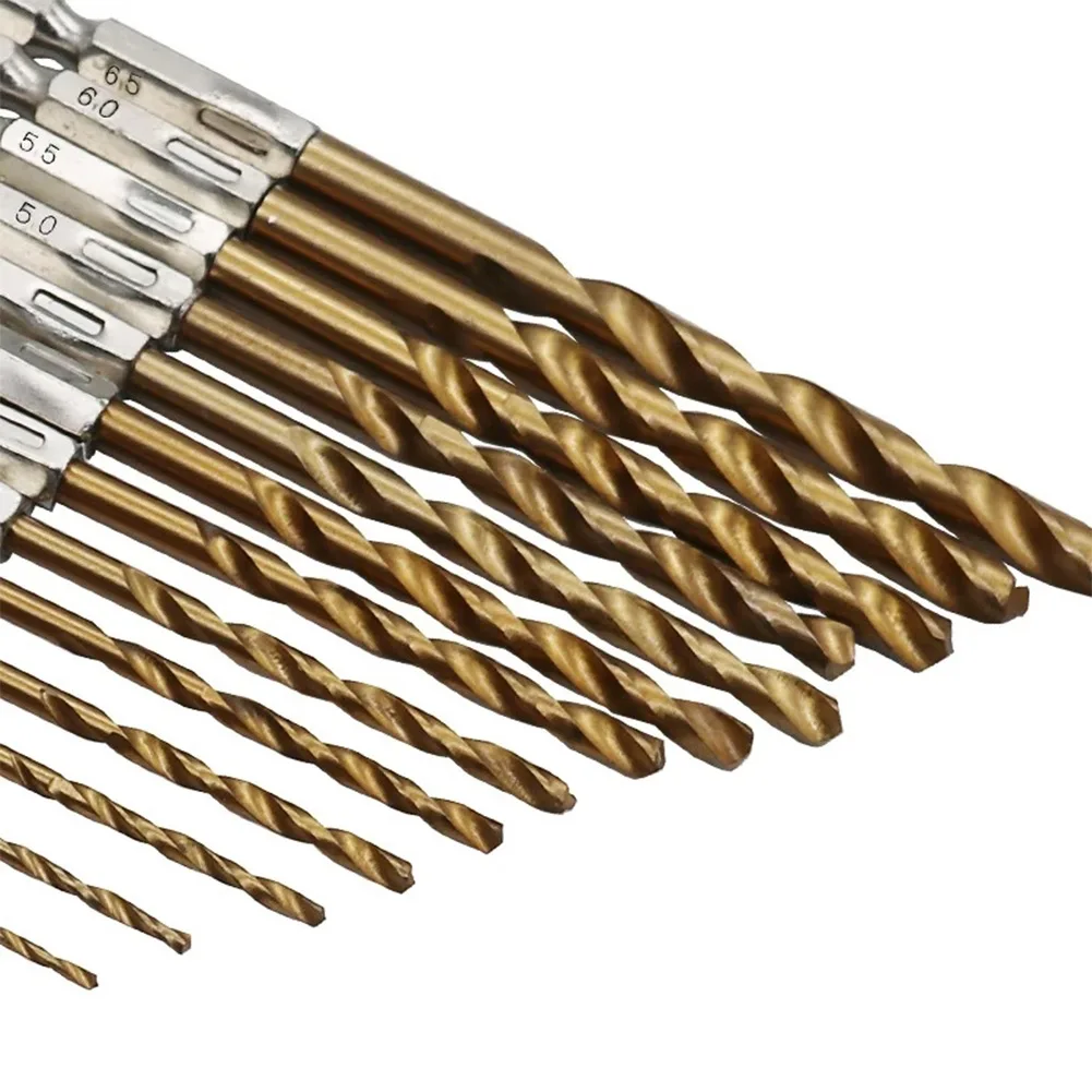 20pcs HSS Drill Bit Set High Speed Steel Titanium Coated Drill Bit Set 1/4'' Hex Shank 1.5-6.5mm Woodworking Power Tools
20pcs HSS Drill Bit Set High Speed Steel Titanium Coated Drill Bit Set 1/4'' Hex Shank 1.5-6.5mm Woodworking Power Tools