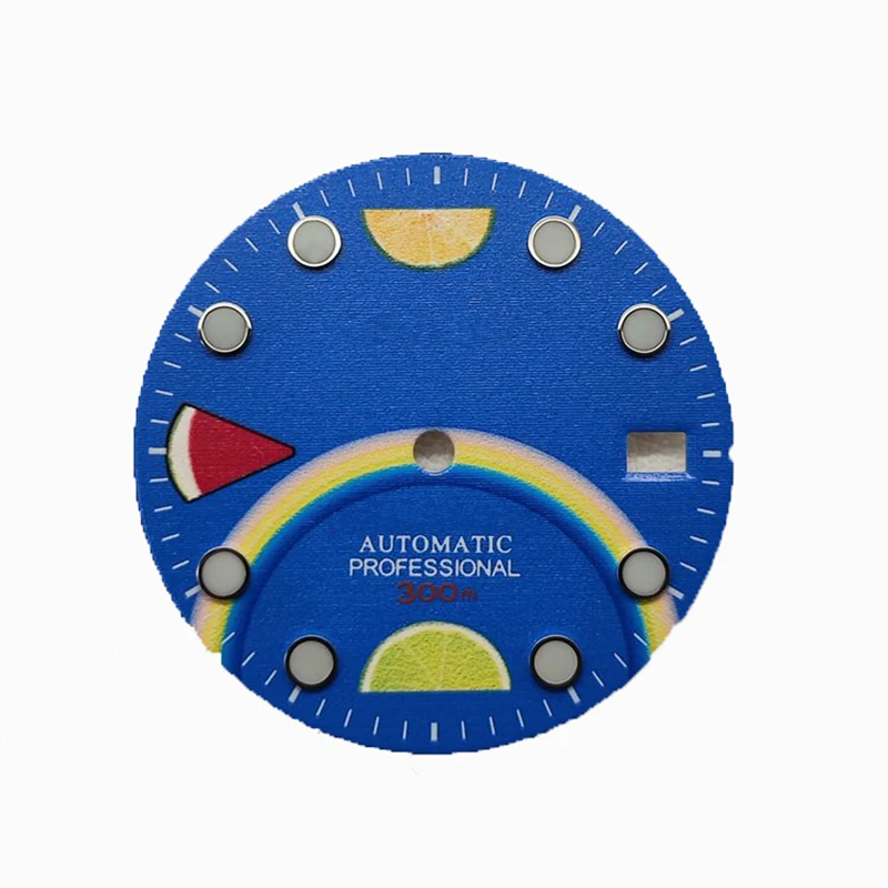 Blue 28.5mm NH35 Watch Dial 4R36 Luminous Dial for NH35 NH36 4R36 4R35 6R Automatic Movement NH36 Watch Dial with S LOGO Dial
Blue 28.5mm NH35 Watch Dial 4R36 Luminous Dial for NH35 NH36 4R36 4R35 6R Automatic Movement NH36 Watch Dial with S LOGO Dial