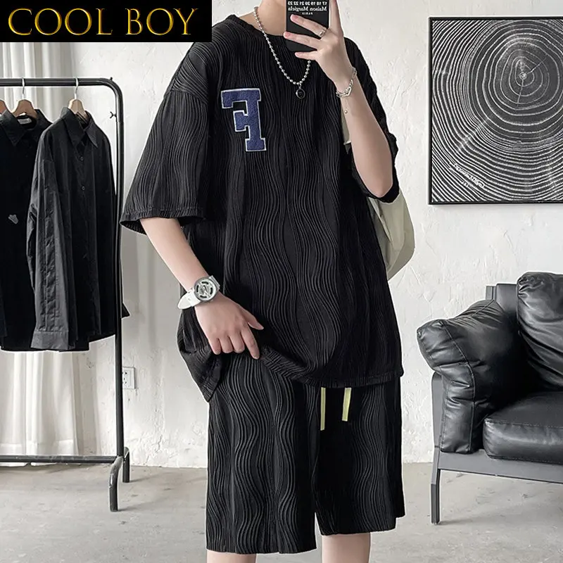 J GIRLS 5XL Plus Size Summer Men's Casual Sets Simple All Match Loose Short Sleeve T-Shirts And Shorts For Men 2022 Streetwear
J GIRLS 5XL Plus Size Summer Men's Casual Sets Simple All Match Loose Short Sleeve T-Shirts And Shorts For Men 2022 Streetwear