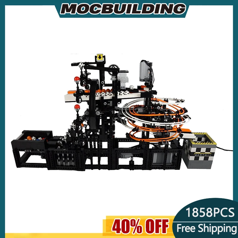 GBC Color Sorter MOC Creative Building Block Children's Toy Education Model Great Ball Contraption Xmas Gift
GBC Color Sorter MOC Creative Building Block Children's Toy Education Model Great Ball Contraption Xmas Gift