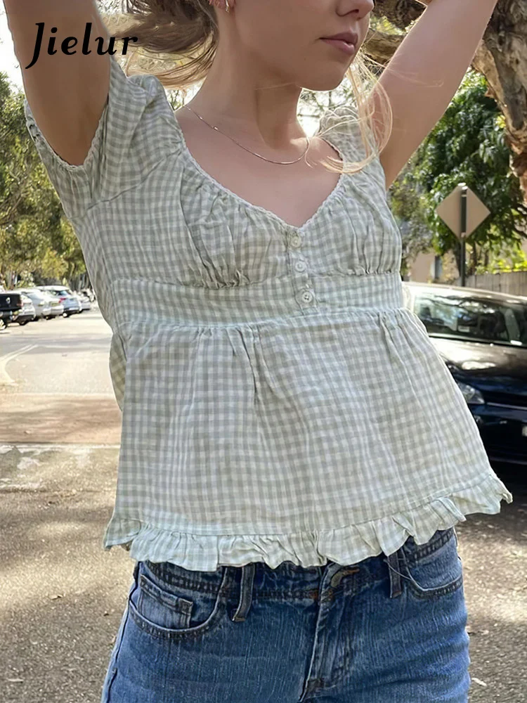 Jielur Slim Girls Sweet Tshirts 2022 Summer Fashion Ladies Stylish Soft Cotton Short Tees Vintage Women Cute Tops Chic
Jielur Slim Girls Sweet Tshirts 2022 Summer Fashion Ladies Stylish Soft Cotton Short Tees Vintage Women Cute Tops Chic