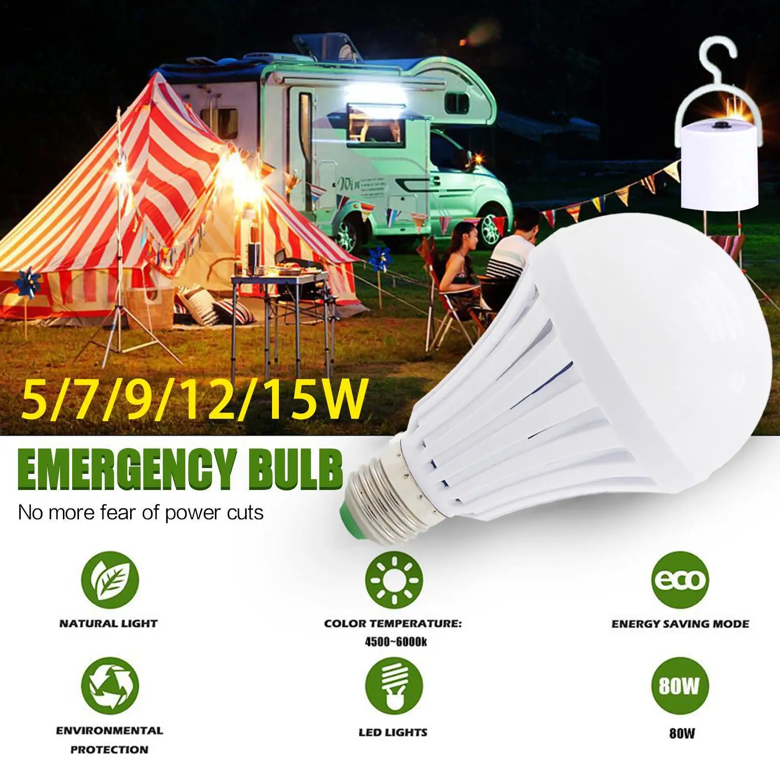 Portable Emergency Lights Rechargeable LED Household Lighting Lamp With Hook For Camping Outdoor Patio Porch Garden Lighting
Portable Emergency Lights Rechargeable LED Household Lighting Lamp With Hook For Camping Outdoor Patio Porch Garden Lighting