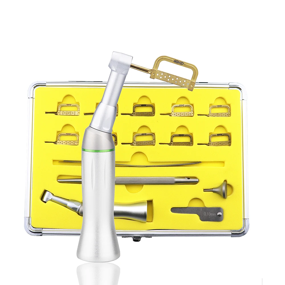 New Orthodontic Treatment Dental Interproximal Enamel Gauge Measure Tooth Gap 4:1Contra Angle Handpiece Reciprocating IPR System
New Orthodontic Treatment Dental Interproximal Enamel Gauge Measure Tooth Gap 4:1Contra Angle Handpiece Reciprocating IPR System