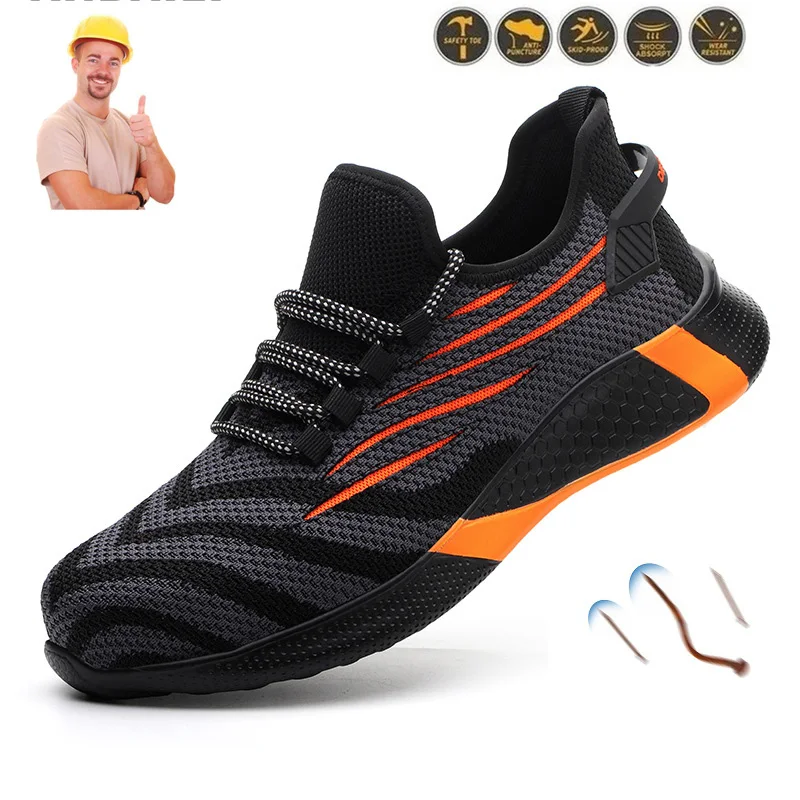 Lightweight Safety Shoes Mens/Women Breathable Steel Toe Cap Work Boots Indestructible Puncture-Proof Comfortable Male Sneakers
Lightweight Safety Shoes Mens/Women Breathable Steel Toe Cap Work Boots Indestructible Puncture-Proof Comfortable Male Sneakers