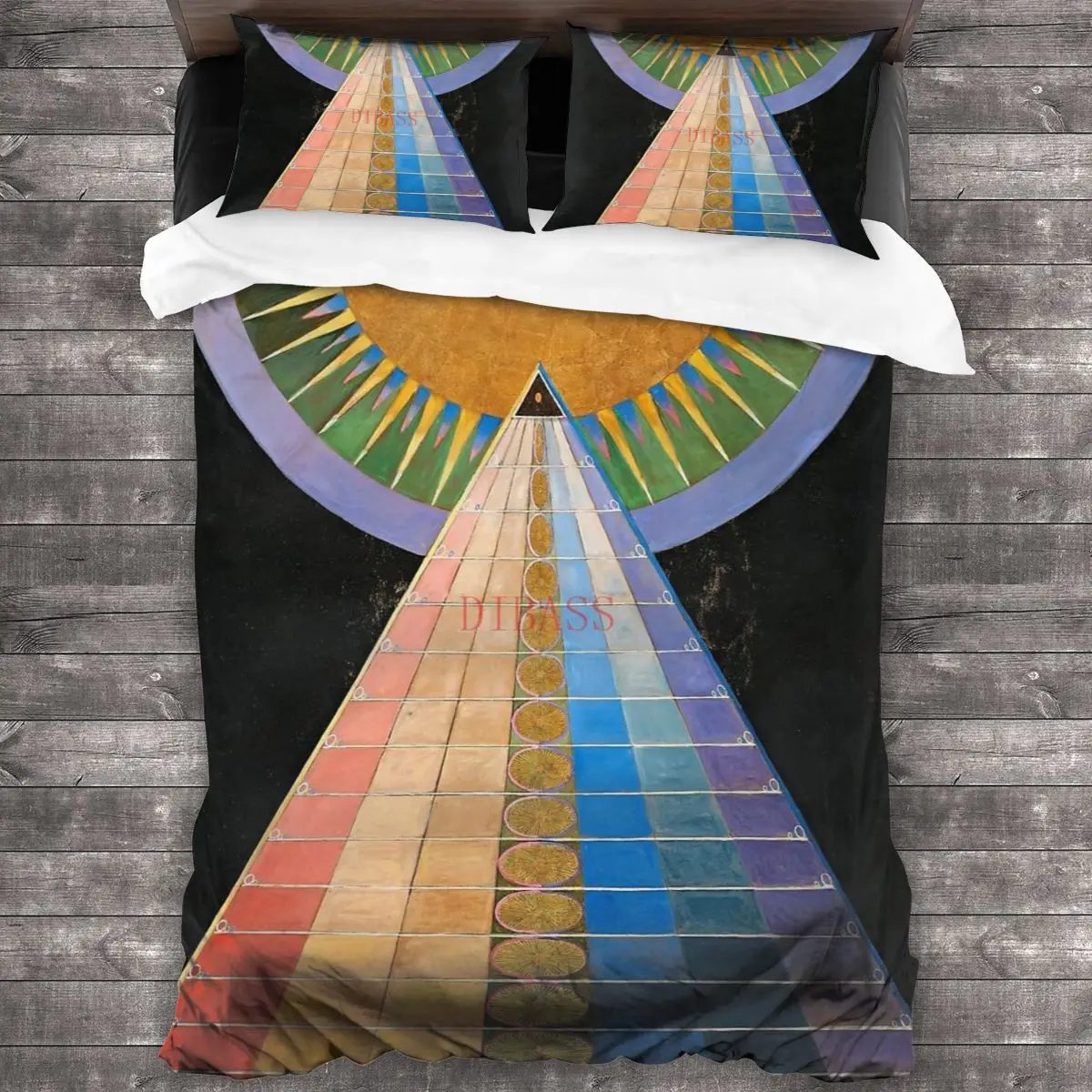 Altarpiece, группа X, № 1 от Hilma Af Klint, мягкая искусственная кожа с 2 наволочками, пододеяльник с застежкой-молнией
Altarpiece, группа X, № 1 от Hilma Af Klint, мягкая искусственная кожа с 2 наволочками, пододеяльник с застежкой-молнией