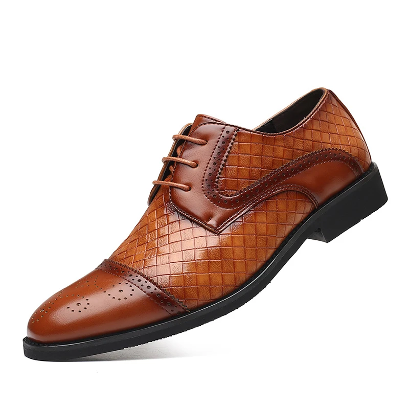 New Men's Casual Business Leather Shoes Heightened Wear-resistant Casual Shoes Wedding Banquet Fashion Shoes
New Men's Casual Business Leather Shoes Heightened Wear-resistant Casual Shoes Wedding Banquet Fashion Shoes