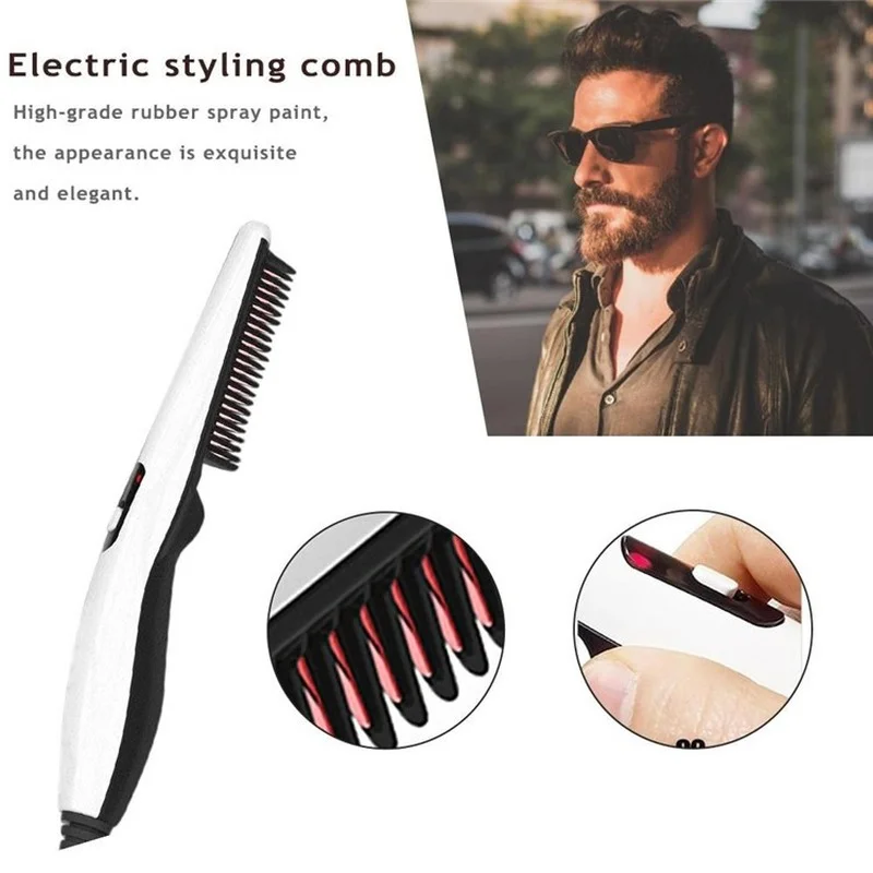 Men's Styling Comb Shaping Fluffy Curl Straight Dual-Use Personal Care Shunfa Comb Hair Steam Straight Electric Hot Comb
Men's Styling Comb Shaping Fluffy Curl Straight Dual-Use Personal Care Shunfa Comb Hair Steam Straight Electric Hot Comb