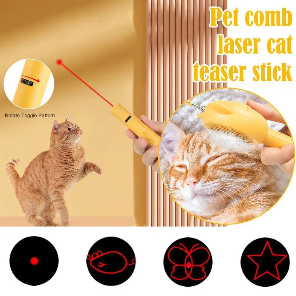 2in1 Pet Grooming Comb Shedding Brush Hair Fur Remover Combs Stick Toys Toy For Kitten Playing Teaser Wan E2u1
2in1 Pet Grooming Comb Shedding Brush Hair Fur Remover Combs Stick Toys Toy For Kitten Playing Teaser Wan E2u1