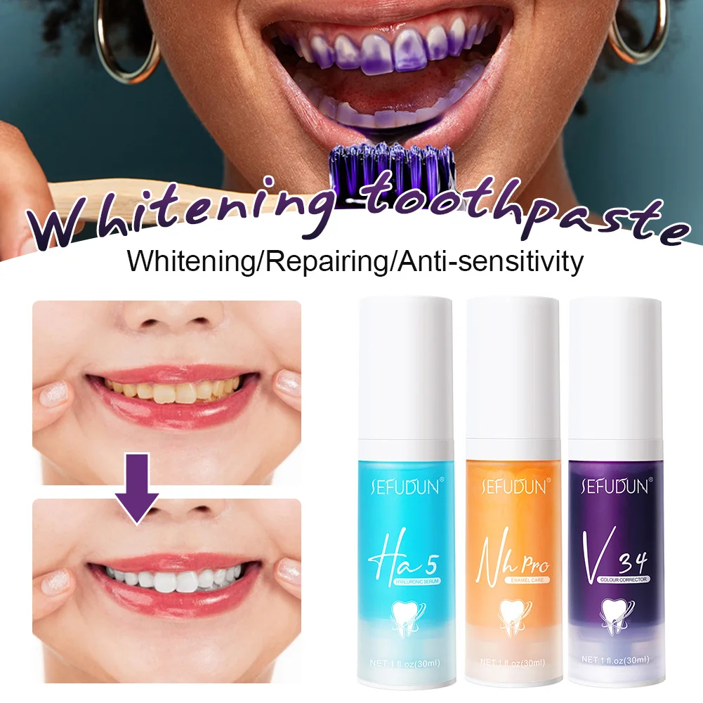 Tooth Whitening Toothpaste Tooth Repair Oral Cleaning Brighten Teeth Enamel Repairing Toothpaste White Tooth Oral Care
Tooth Whitening Toothpaste Tooth Repair Oral Cleaning Brighten Teeth Enamel Repairing Toothpaste White Tooth Oral Care
