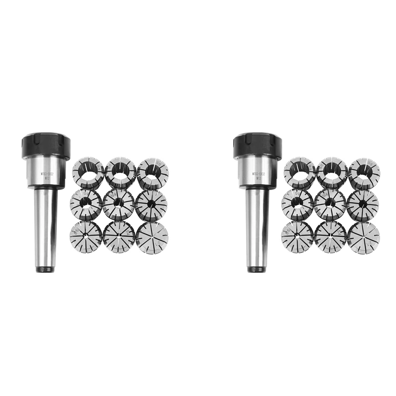 20Pcs ER32 Spring Collets Set 2/4/6/8/10/12/16/18/20Mm + MT3 M12 ER32 Collet Chuck Morse Taper Holder
20Pcs ER32 Spring Collets Set 2/4/6/8/10/12/16/18/20Mm + MT3 M12 ER32 Collet Chuck Morse Taper Holder