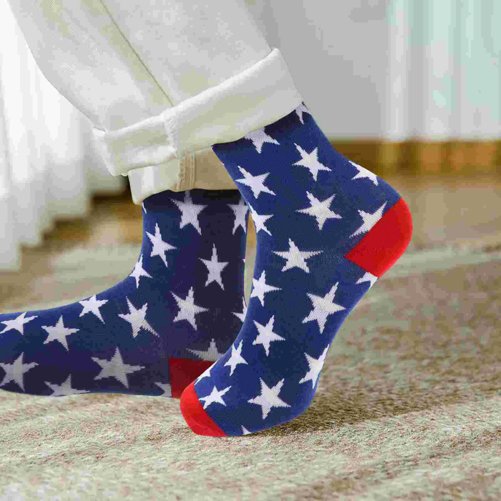 2 Pairs Independence Day Flag Socks American Running Men Christmas Tube Middle Cotton Man
2 Pairs Independence Day Flag Socks American Running Men Christmas Tube Middle Cotton Man