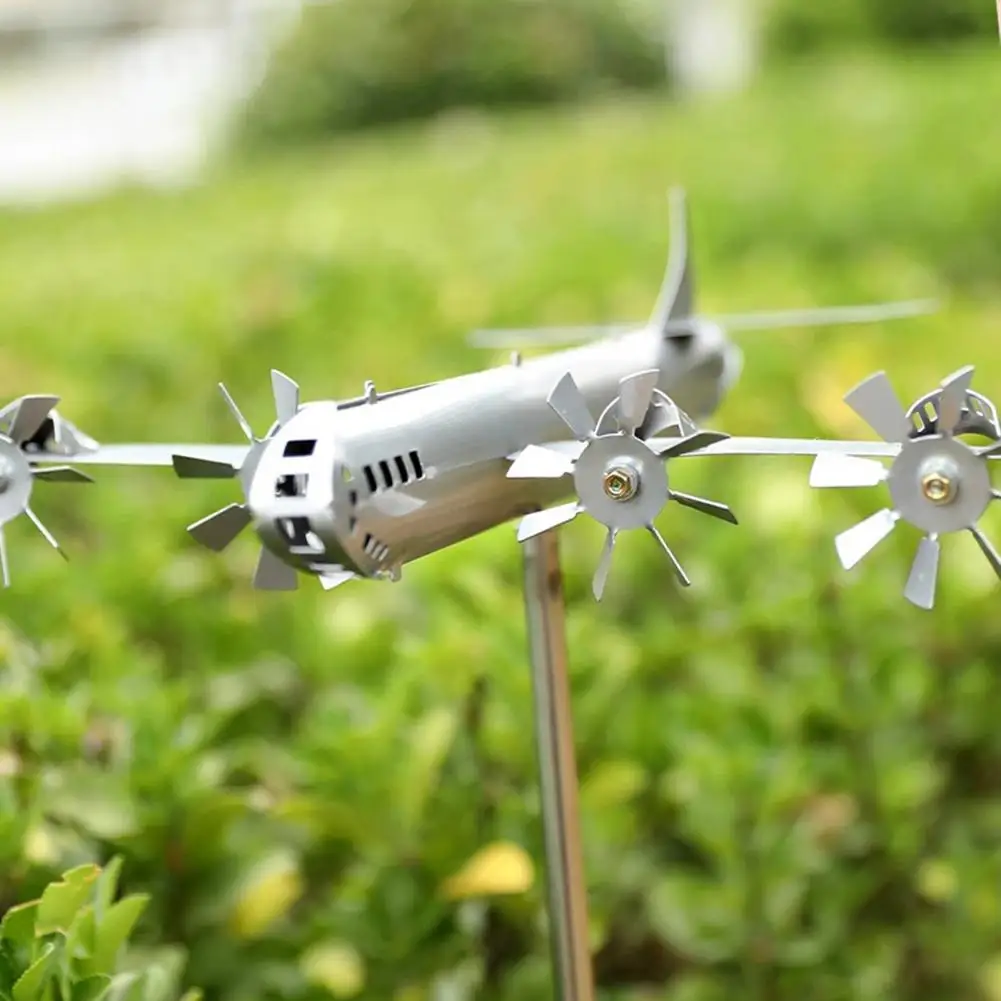 Beautiful Lawn Pinwheel Iron Airplane Sculpture Aircraft Modeling Long Lasting Durable
Beautiful Lawn Pinwheel Iron Airplane Sculpture Aircraft Modeling Long Lasting Durable
