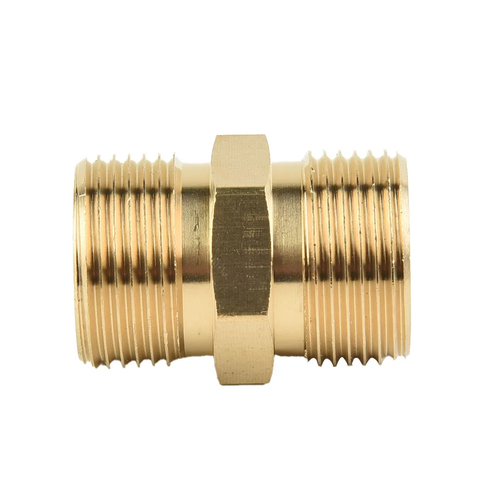 Brass Pipe Hex Nipple Fitting Quick Coupler Adapter M22/15 Mm Male To Male Thread Water Oil Gas Connector Watering Fittings
Brass Pipe Hex Nipple Fitting Quick Coupler Adapter M22/15 Mm Male To Male Thread Water Oil Gas Connector Watering Fittings