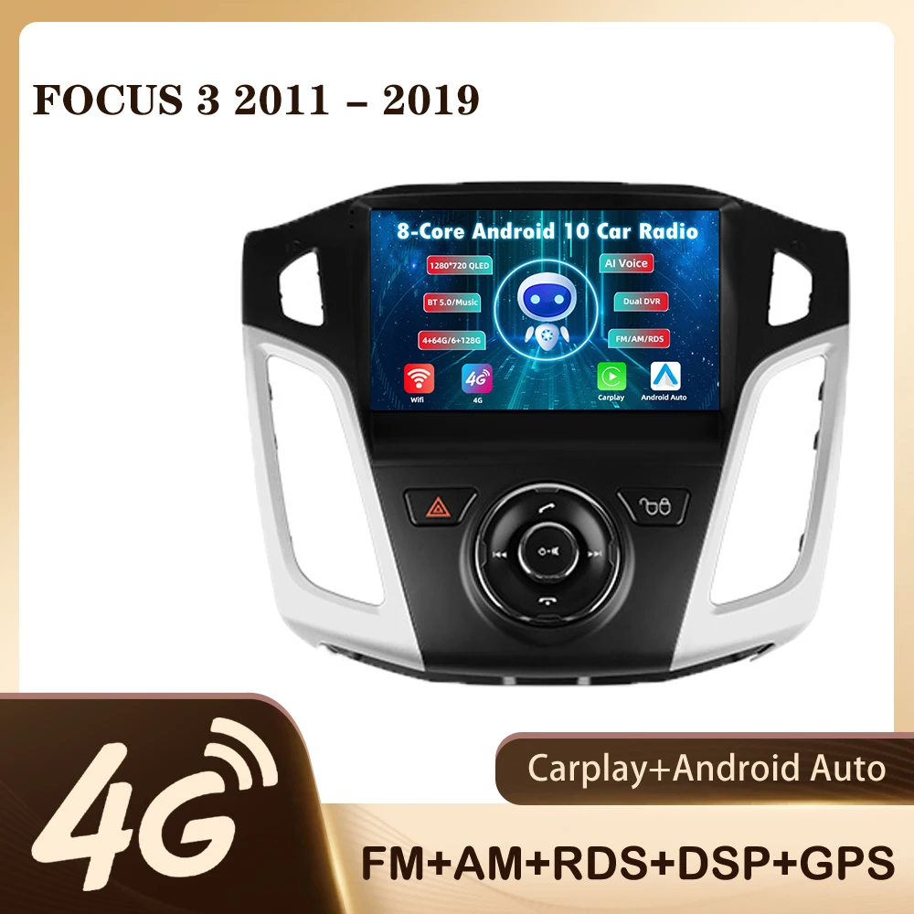 JMANCE For Ford Focus 3 Mk 3 2011 - 2019 Car Radio Ai Voice Multimedia Video Player Navigation GPS Android No 2din 2 din DVD
JMANCE For Ford Focus 3 Mk 3 2011 - 2019 Car Radio Ai Voice Multimedia Video Player Navigation GPS Android No 2din 2 din DVD