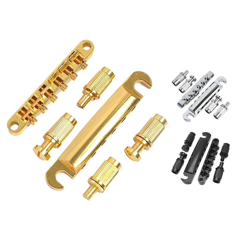 Roller Saddle Tune-O-Matic Guitar Bridge Tailpiece For Gibson Les Paul Electric Guitar Replacement Bridge
Roller Saddle Tune-O-Matic Guitar Bridge Tailpiece For Gibson Les Paul Electric Guitar Replacement Bridge