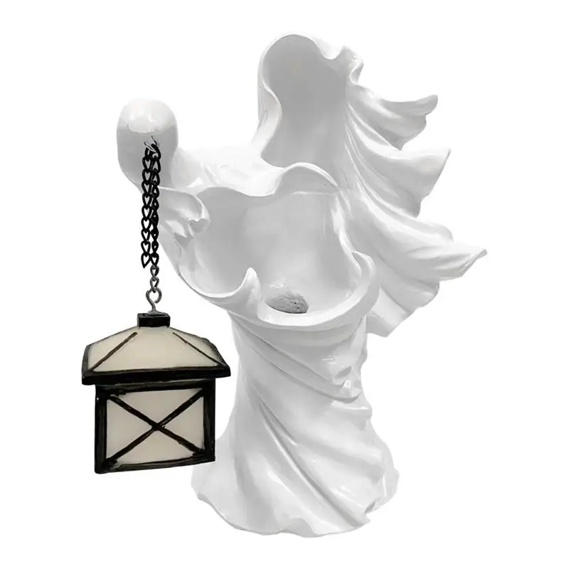 Faceless Ghost Sculpture LED Vintage Scary Ghost Statue Decoration Scary Halloween Lanterns Witch Statues For Halloween
Faceless Ghost Sculpture LED Vintage Scary Ghost Statue Decoration Scary Halloween Lanterns Witch Statues For Halloween