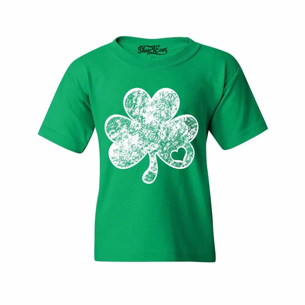 Молодежная футболка Shamrock с изображением клевера забавные ирландские рубашки ко