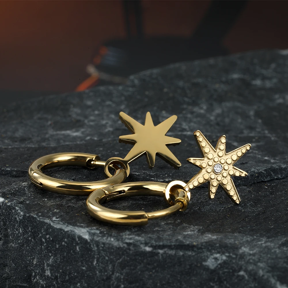 Statement Stars Hoop Earrings for Women Allergic Non-fading Stainless Steel Pierced Drop Earrings Party Jewelry Accessories
Statement Stars Hoop Earrings for Women Allergic Non-fading Stainless Steel Pierced Drop Earrings Party Jewelry Accessories