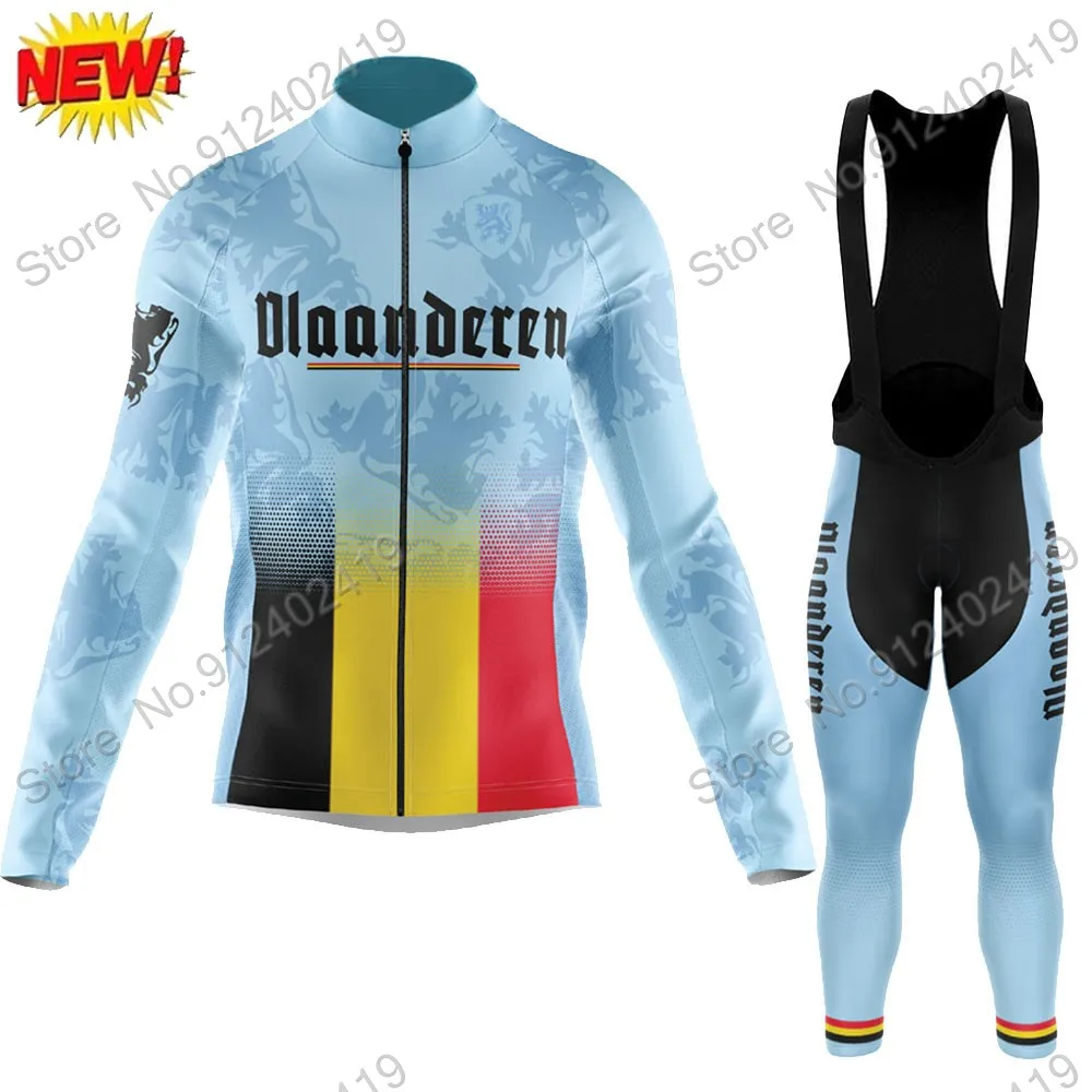 New Vlaanderen Team 2021 Summer Blue Cycling Jersey Set Clothing Suit Mens Long Sleeve MTB Bike Road Pants Bib Ropa Ciclismo
New Vlaanderen Team 2021 Summer Blue Cycling Jersey Set Clothing Suit Mens Long Sleeve MTB Bike Road Pants Bib Ropa Ciclismo
