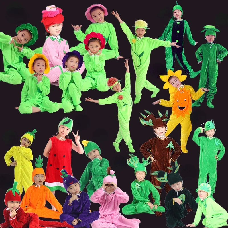 Funny Food Costume Jumpsuit Fruit Veggies Flower for Children Kids Boys Girls Parent-child School Set Cosplay Halloween
Funny Food Costume Jumpsuit Fruit Veggies Flower for Children Kids Boys Girls Parent-child School Set Cosplay Halloween