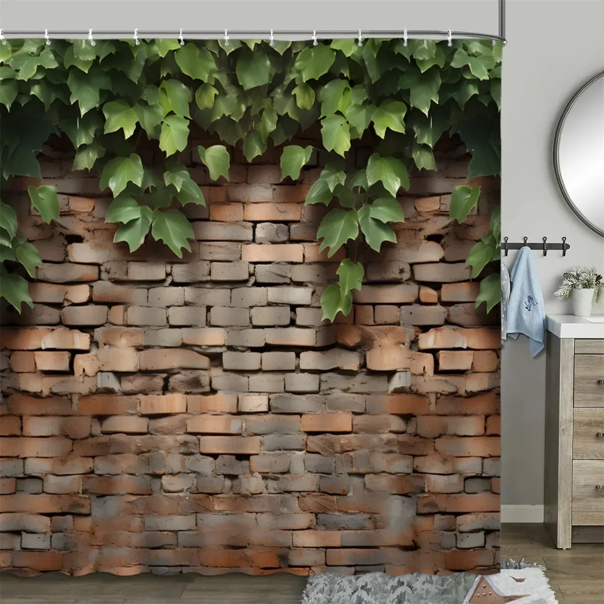 Занавеска для душа в китайском стиле, полиэстер
Занавеска для душа в китайском стиле, полиэстер