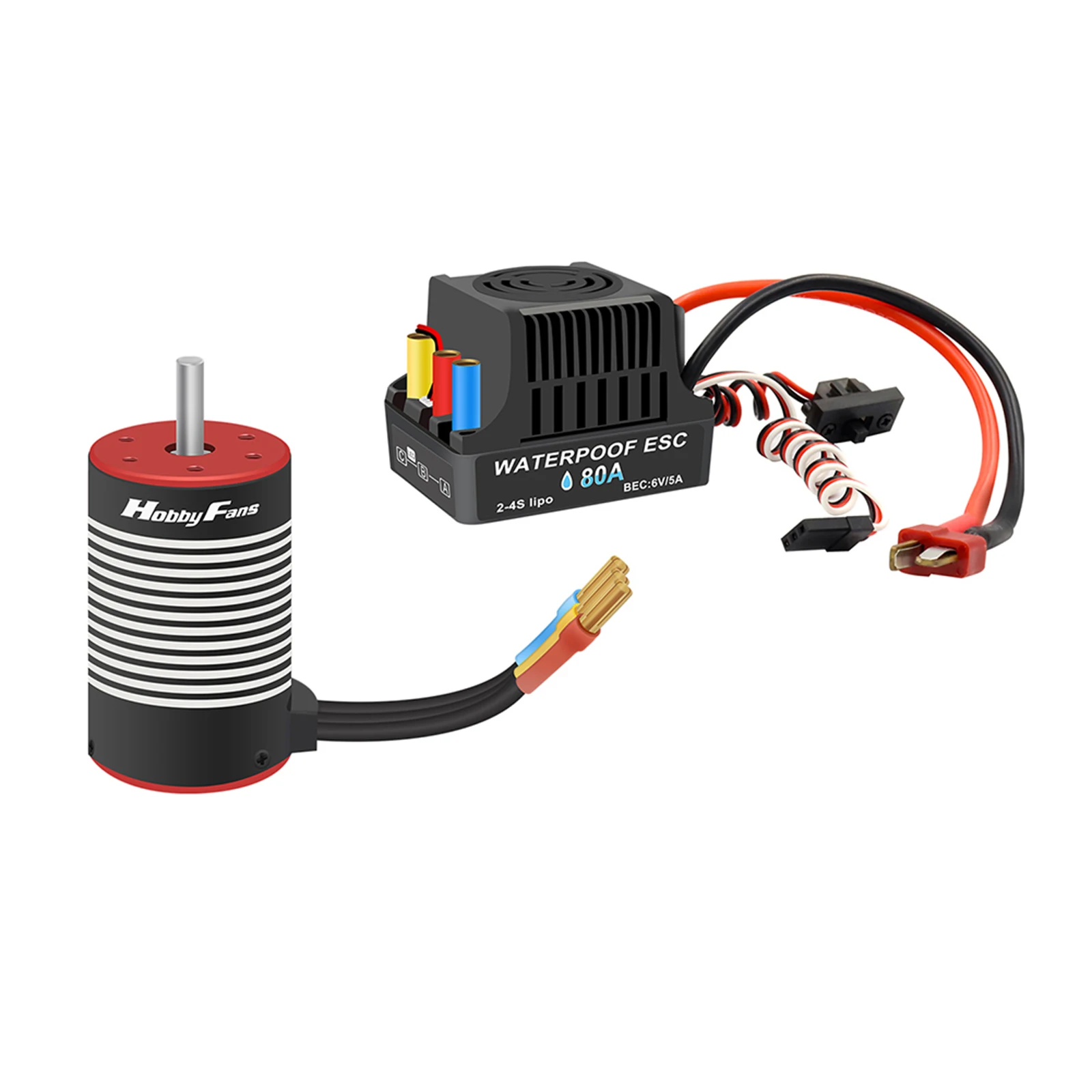 Waterproof 3300KV 3800KV Brushless Motor + 80A ESC Combo for 1/8 1/10 RC Cars Truck Parts Toy Repair Maintenance Parts
Waterproof 3300KV 3800KV Brushless Motor + 80A ESC Combo for 1/8 1/10 RC Cars Truck Parts Toy Repair Maintenance Parts