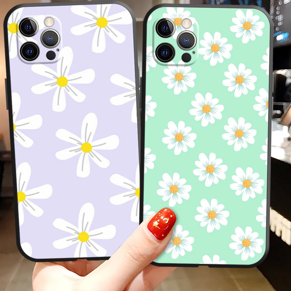 Daisy Flower Fashion Phone Cases For iPhone 11 12 Pro MAX 6S 7 8 Plus XS MAX 12 13 Mini X XR SE 2020 Funda Soft TPU Carcasa
Daisy Flower Fashion Phone Cases For iPhone 11 12 Pro MAX 6S 7 8 Plus XS MAX 12 13 Mini X XR SE 2020 Funda Soft TPU Carcasa