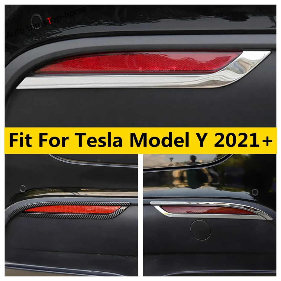 Rear Bumper Fog Lights Lamp Eyelid Eyebrow Stripes Decoration Cover Trim For Tesla Model Y 2021 2022 Car Accessories Exterior
Rear Bumper Fog Lights Lamp Eyelid Eyebrow Stripes Decoration Cover Trim For Tesla Model Y 2021 2022 Car Accessories Exterior