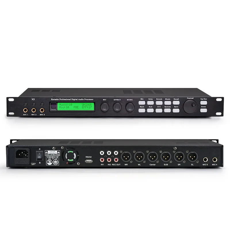 Pre-mixer Effector Pre-stage Digital Reverberator DSP Audio Processor For Professional Radio Stations, Home Theater
Pre-mixer Effector Pre-stage Digital Reverberator DSP Audio Processor For Professional Radio Stations, Home Theater
