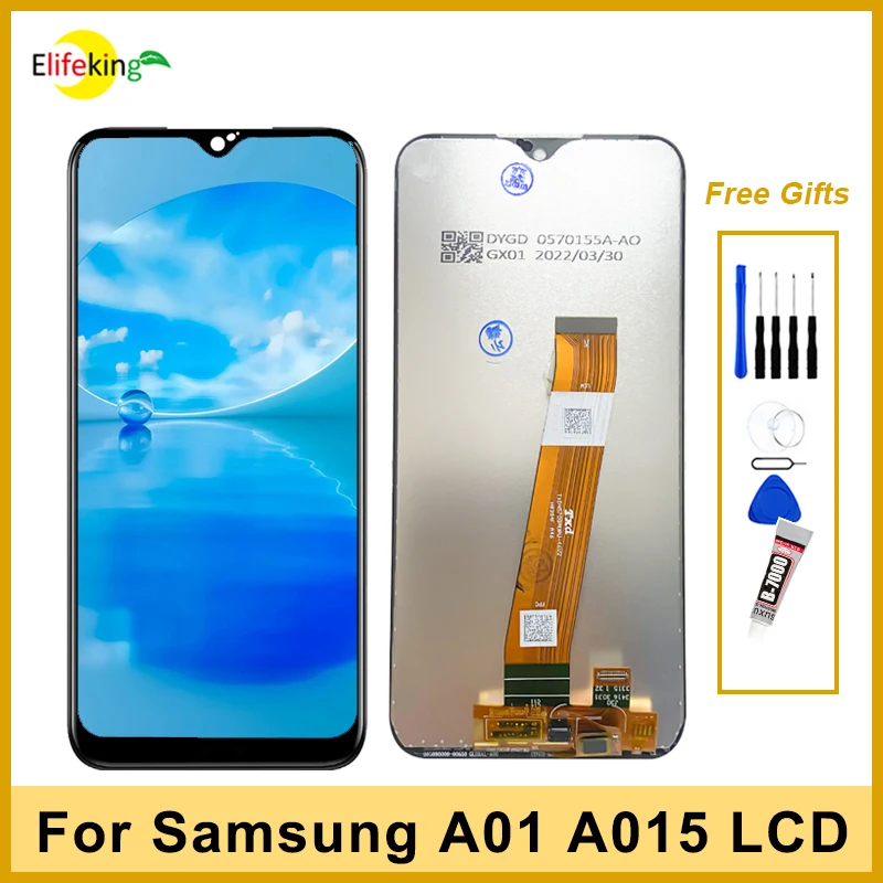 

5.7" Original LCD For Samsung Galaxy A01 A015 LCD Display Touch Screen A015F A015G A015DS Assembly Digitizer Replacement