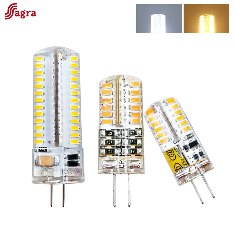 

G4 LED Lamp AC DC 12V 220V 230V 2W 3W 4W 5W 7W 9W Ceramic SMD2835 3014 LED Bulb Warm/Cold White Spotlight Replace Halogen Light