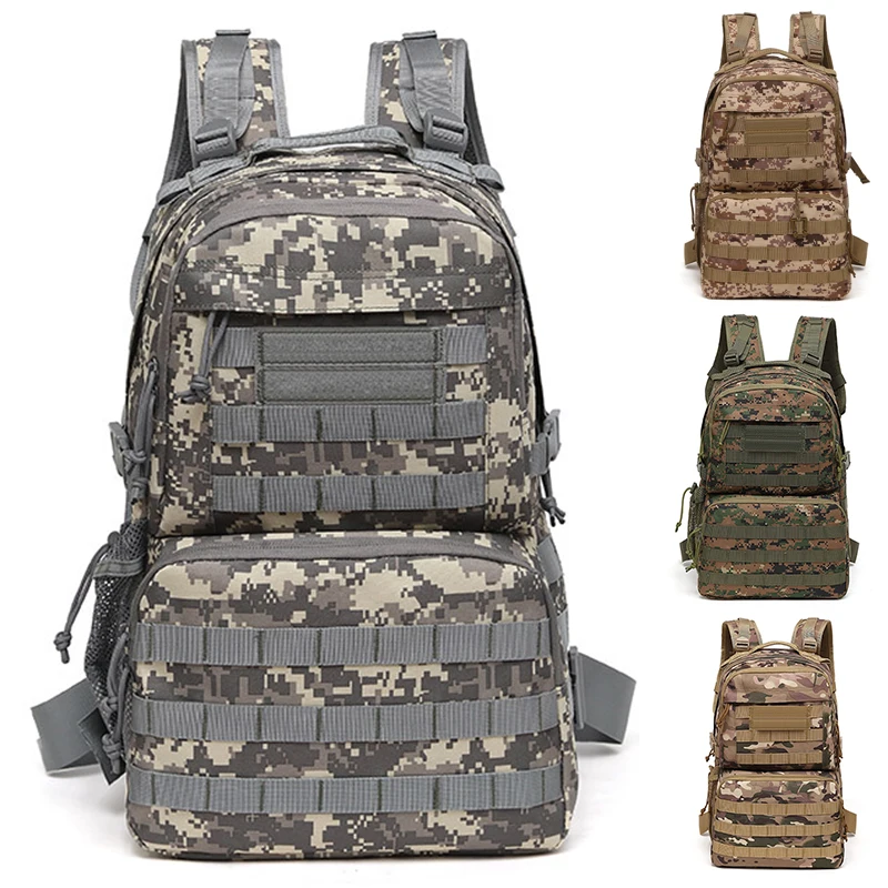 50L Outdoor Sports Camo Assault Tactical Backpack Travel Climbing Camping Knapsack Hiking Riding Hunting Military Rucksack
50L Outdoor Sports Camo Assault Tactical Backpack Travel Climbing Camping Knapsack Hiking Riding Hunting Military Rucksack