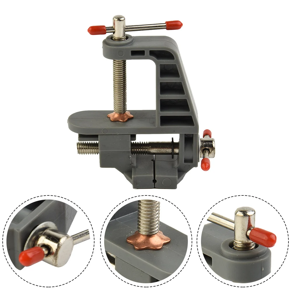 Mini Table Bench Vise Aluminum Alloy Durable Multifunctional Table Clip Convenient Jewelry Craft DIY Hobby Woodworking Clip
Mini Table Bench Vise Aluminum Alloy Durable Multifunctional Table Clip Convenient Jewelry Craft DIY Hobby Woodworking Clip