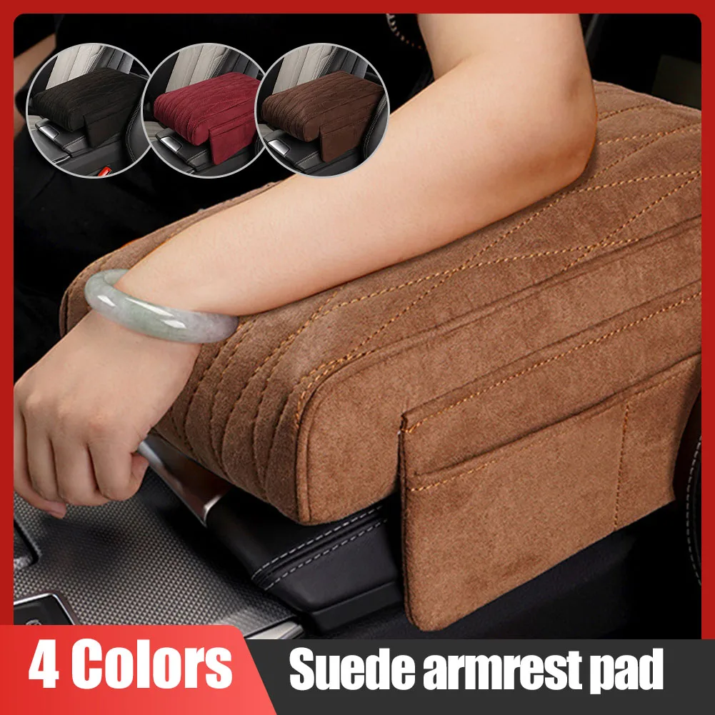 Universal Car Armrest Pad Suede Soft Memory Foam Center Console Armrest Cushion with 4 Storage Pockets Armrest Pillow for Auto
Universal Car Armrest Pad Suede Soft Memory Foam Center Console Armrest Cushion with 4 Storage Pockets Armrest Pillow for Auto