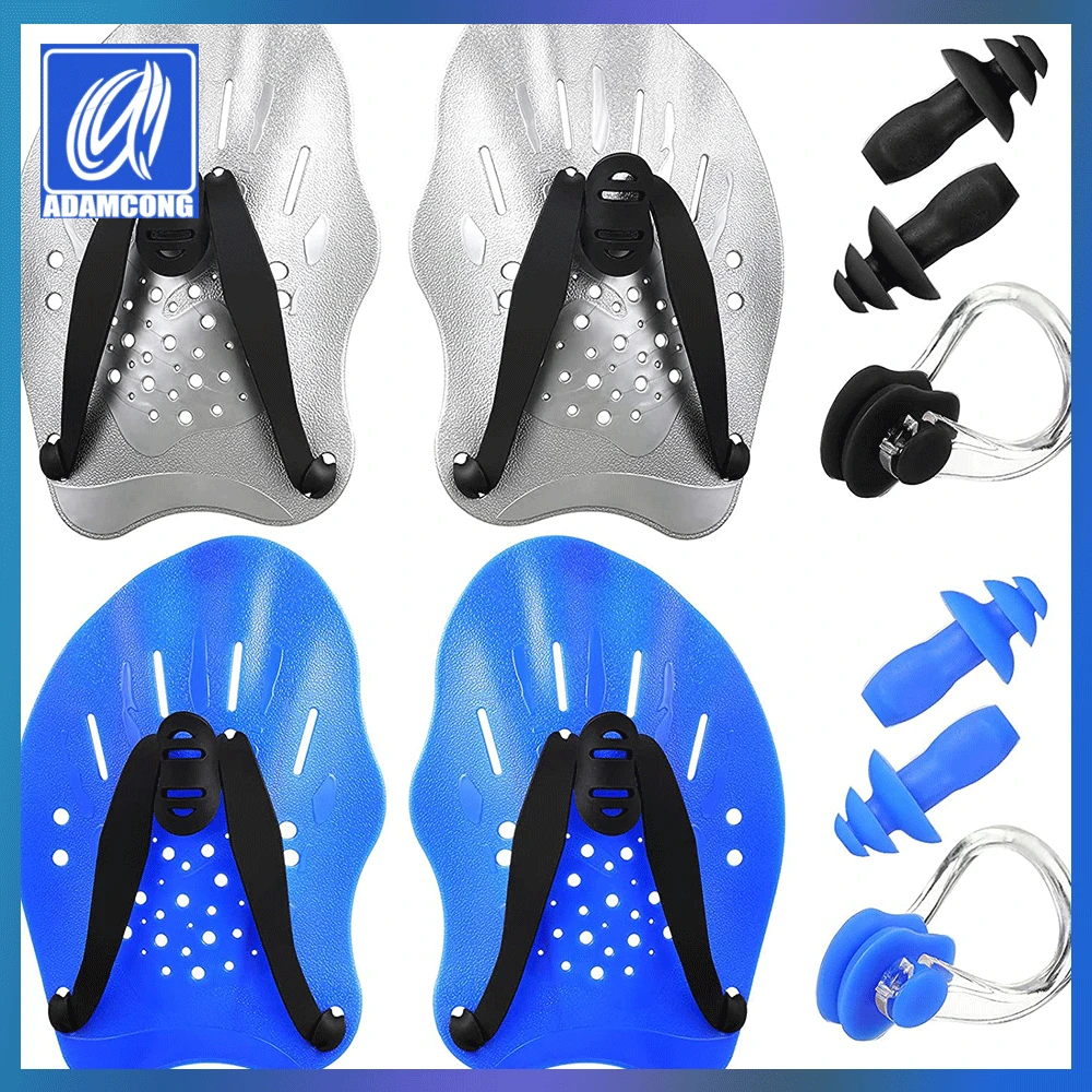 2-Piece Swimming Prototypes, Swimming Training Contours Sports Adjustable Straps Swimming Pads with Earplugs and Nose Clips
2-Piece Swimming Prototypes, Swimming Training Contours Sports Adjustable Straps Swimming Pads with Earplugs and Nose Clips