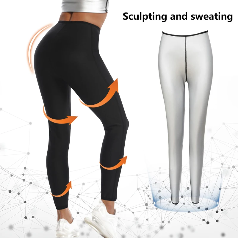 Women's Thermo Body Shaper Pants Silver Weight Loss Waist Trainer Fat Burning Sweat Sauna Pants Leggings High Waist S-XL
Women's Thermo Body Shaper Pants Silver Weight Loss Waist Trainer Fat Burning Sweat Sauna Pants Leggings High Waist S-XL