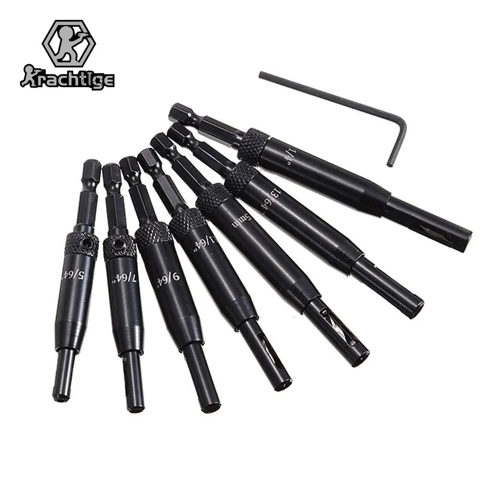 7/8/16 Pcs Self Centering Hinge Tapper Core Drill Bit Set Woodworking Tools for Woodworking Adjustable Door Window
7/8/16 Pcs Self Centering Hinge Tapper Core Drill Bit Set Woodworking Tools for Woodworking Adjustable Door Window
