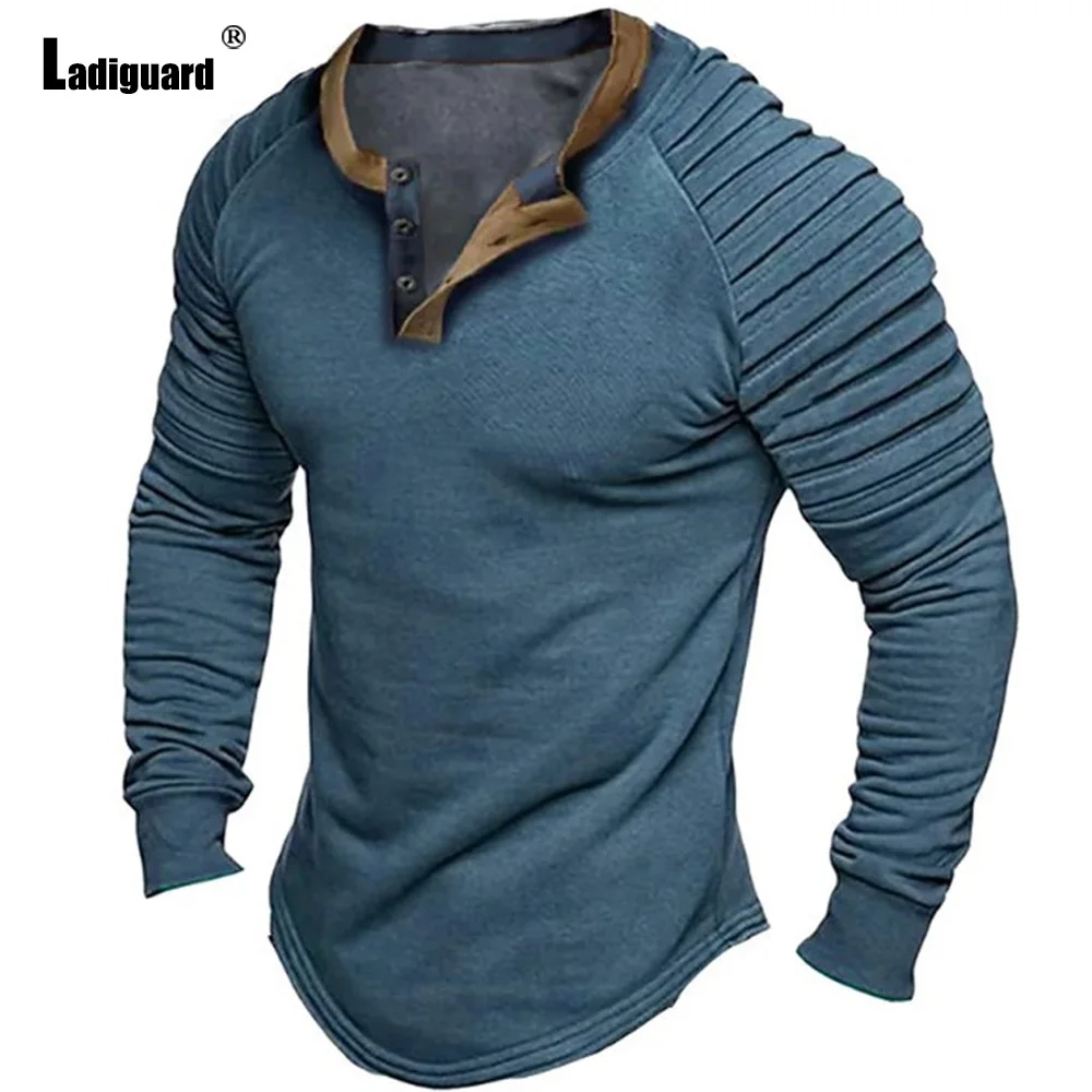 Plus Size Mens Patchwork T-shirts 2023 European Fashion Tops Men Long Sleeves Pullovers Solid Casual Ruched Shirt Clothing 3XL
Plus Size Mens Patchwork T-shirts 2023 European Fashion Tops Men Long Sleeves Pullovers Solid Casual Ruched Shirt Clothing 3XL