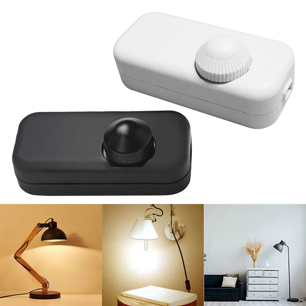 Inline LED Dimmer Switch Built-in Rotary ON/OFF & Knob Control Adjustable LED Dimmer 220-240V Lights Switch Lighting Button
Inline LED Dimmer Switch Built-in Rotary ON/OFF & Knob Control Adjustable LED Dimmer 220-240V Lights Switch Lighting Button