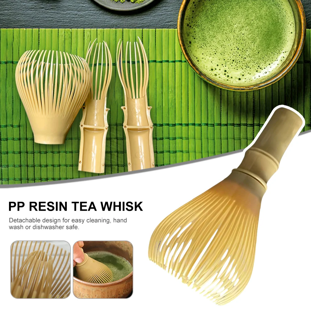 Resin Matcha Japanese Chasen Brush Tools for Matcha Green Tea Powder Reusable Powder Whisk with Whisk Holder Tea Ceremony
Resin Matcha Japanese Chasen Brush Tools for Matcha Green Tea Powder Reusable Powder Whisk with Whisk Holder Tea Ceremony