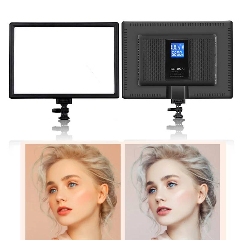 

SL-192 Ultra-thin LED Video Soft Light 3200-5600k Dimmable Photography Fill Light Lamp Panel For DSLR Camera DV Camcorder Studio