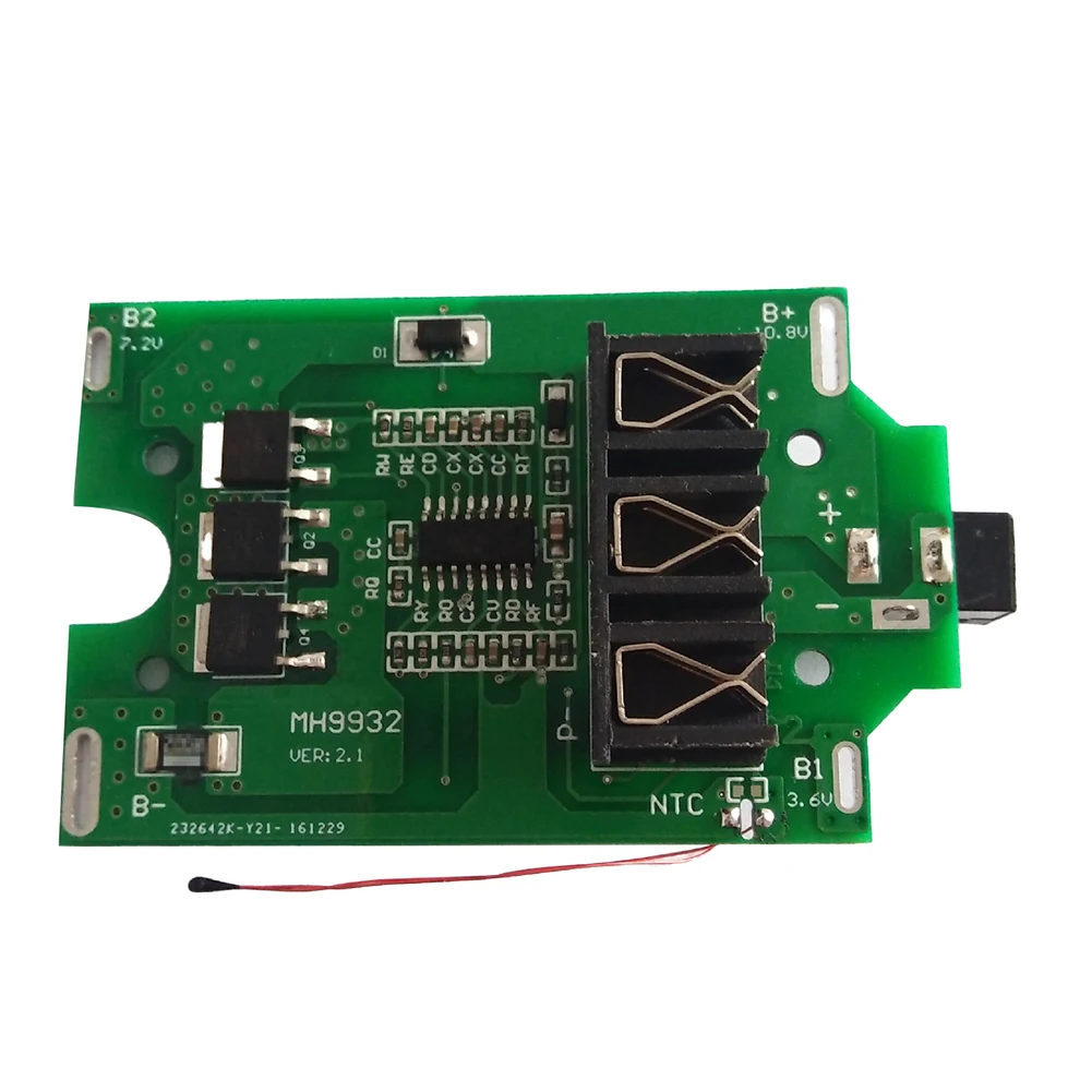 BMS 3S 22A 10.8V Li-ion Battery Packs Charge Board NTC Temperature Protection Overcharge Protection Over Discharge Protection
BMS 3S 22A 10.8V Li-ion Battery Packs Charge Board NTC Temperature Protection Overcharge Protection Over Discharge Protection
