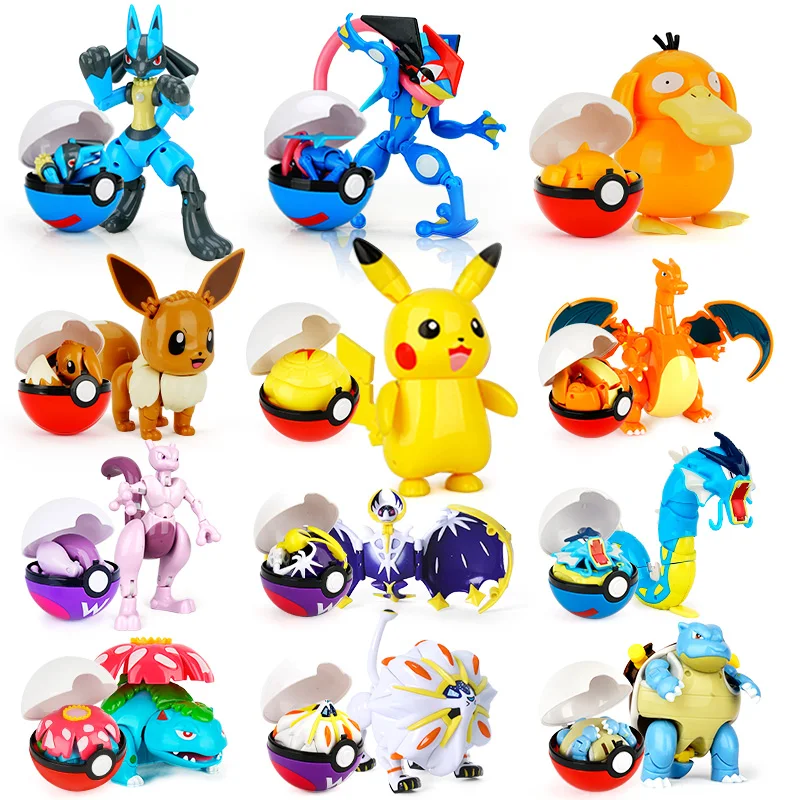 Pokemon Poke Ball Genuine Original Box Deformation Toy Anime Character Pikachu Charmander Charizard Action Model Children Gifts
Pokemon Poke Ball Genuine Original Box Deformation Toy Anime Character Pikachu Charmander Charizard Action Model Children Gifts