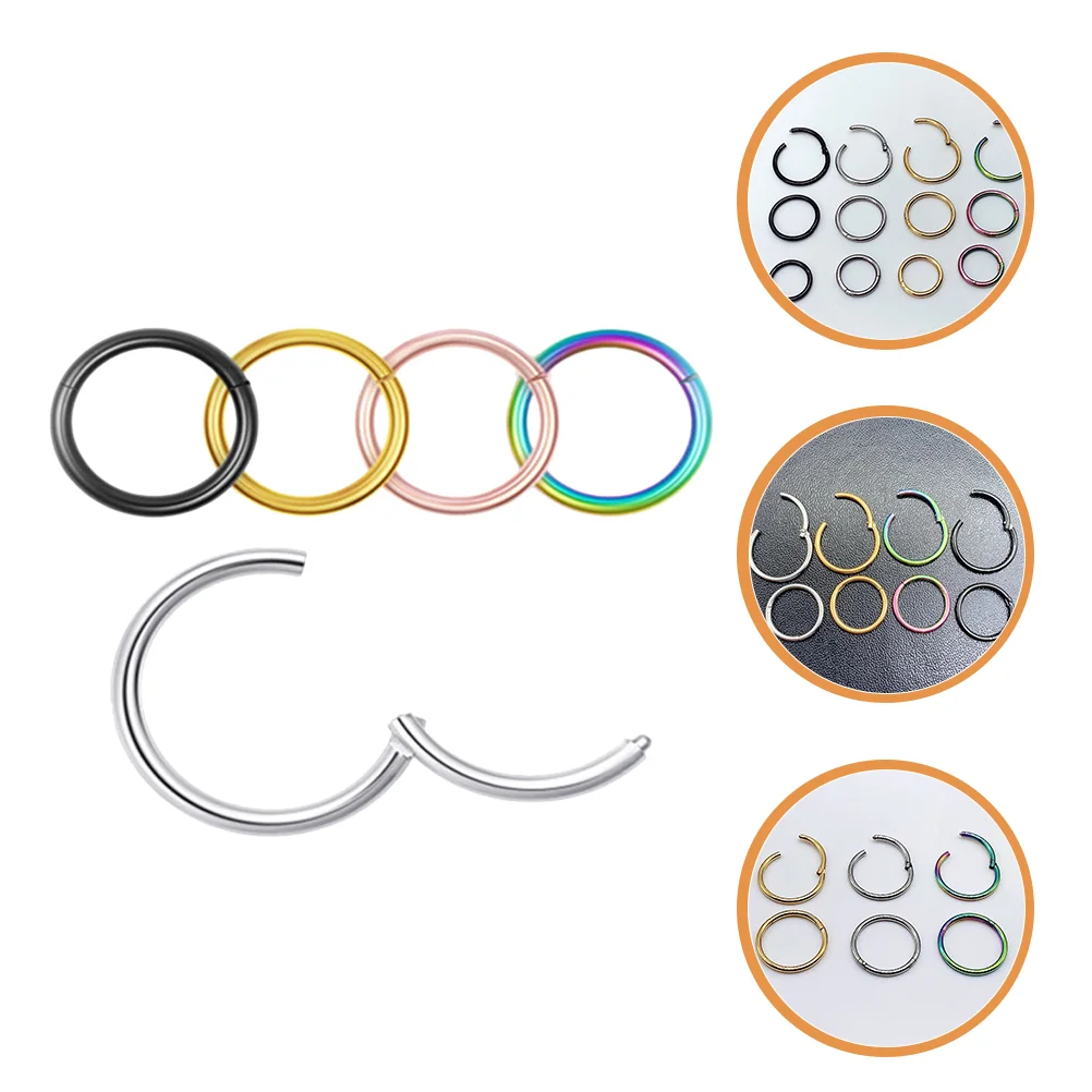 5pcs Nose Rings Sturdy Exquisite Stainless Steel Nose Rings Nose Hoops Nose Jewelry Body Jewelry
5pcs Nose Rings Sturdy Exquisite Stainless Steel Nose Rings Nose Hoops Nose Jewelry Body Jewelry