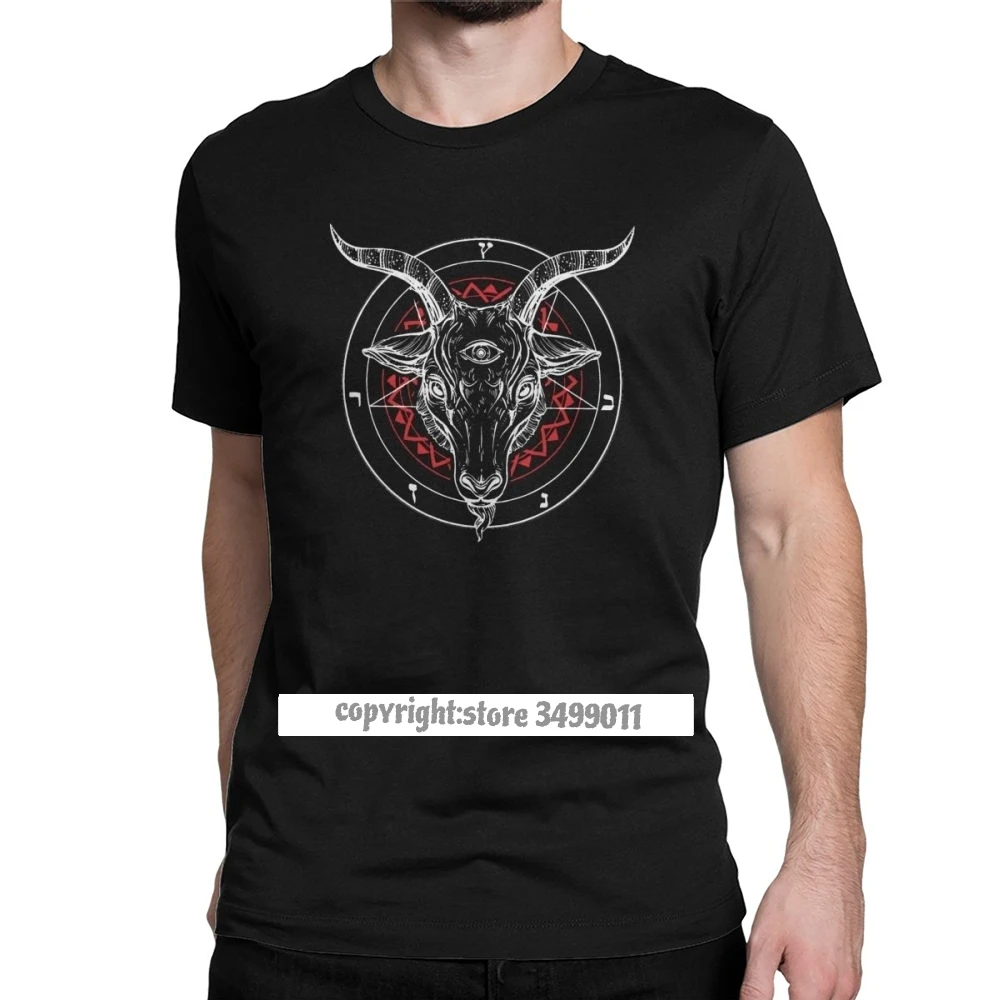 Satanic Goat Baphomet Tshirt Lucifer Novelty Designe Men's Tees Casual Tee Shirt Cotton Sweatshirt
Satanic Goat Baphomet Tshirt Lucifer Novelty Designe Men's Tees Casual Tee Shirt Cotton Sweatshirt