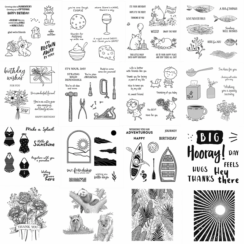 Metal Cutting Dies Match Clear Silicone Stamps Animals Fish Panda Boat Girl & Boy Food Flower Sentence Make Cards Templates Hot
Metal Cutting Dies Match Clear Silicone Stamps Animals Fish Panda Boat Girl & Boy Food Flower Sentence Make Cards Templates Hot